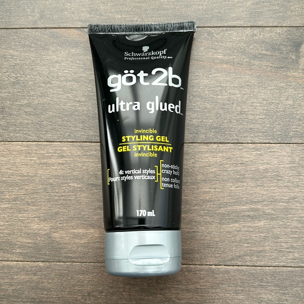 GOT2B Unisex Ultra Glued Invincible Styling Gel, Strongest Hold Ever, Hair Care